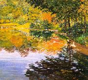 Kate Clark Mill Pond USA oil painting reproduction